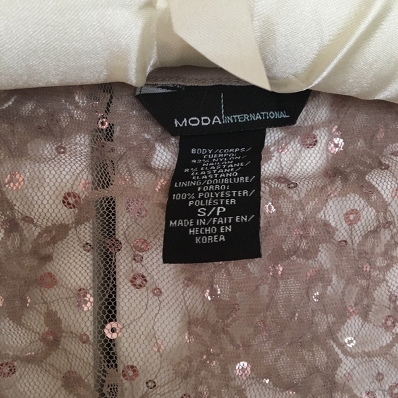 NWOT Moda International Sequin Sweater Dress - Picture 3 of 3